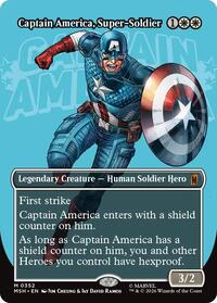 Captain America, Super-Soldier (Borderless) (0352) NM