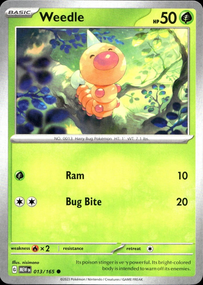 Weedle - SV03.5 13/165
