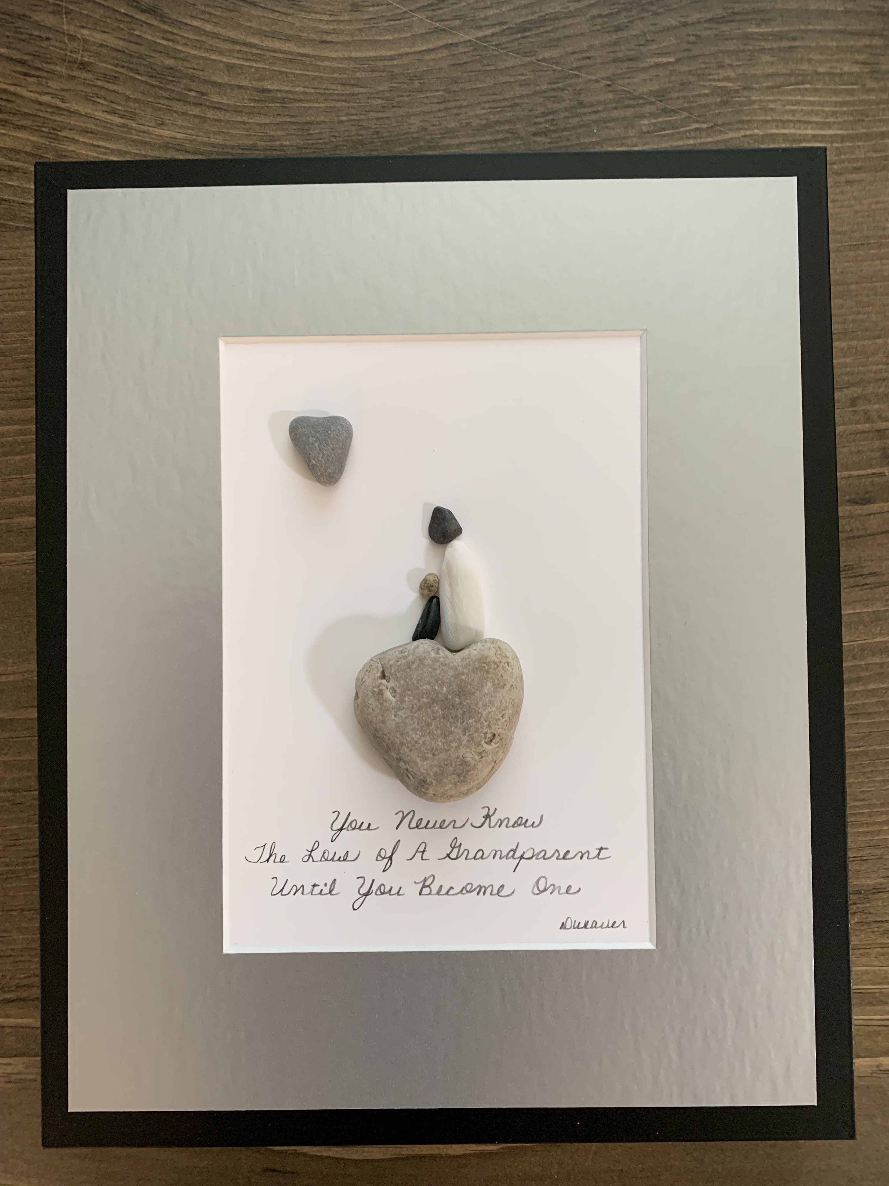 You Never Know the Love of a Grandparent until You Become One - Family Pebble Art