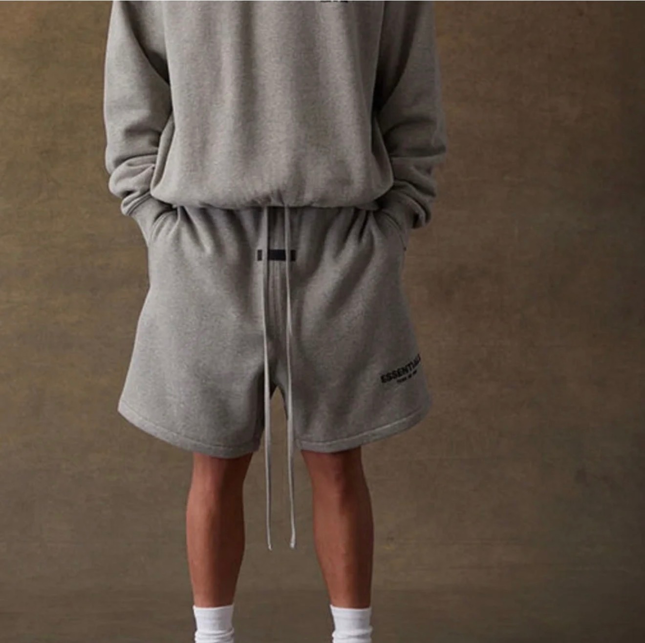 Essentials Shorts  (Dark Oatmeal)