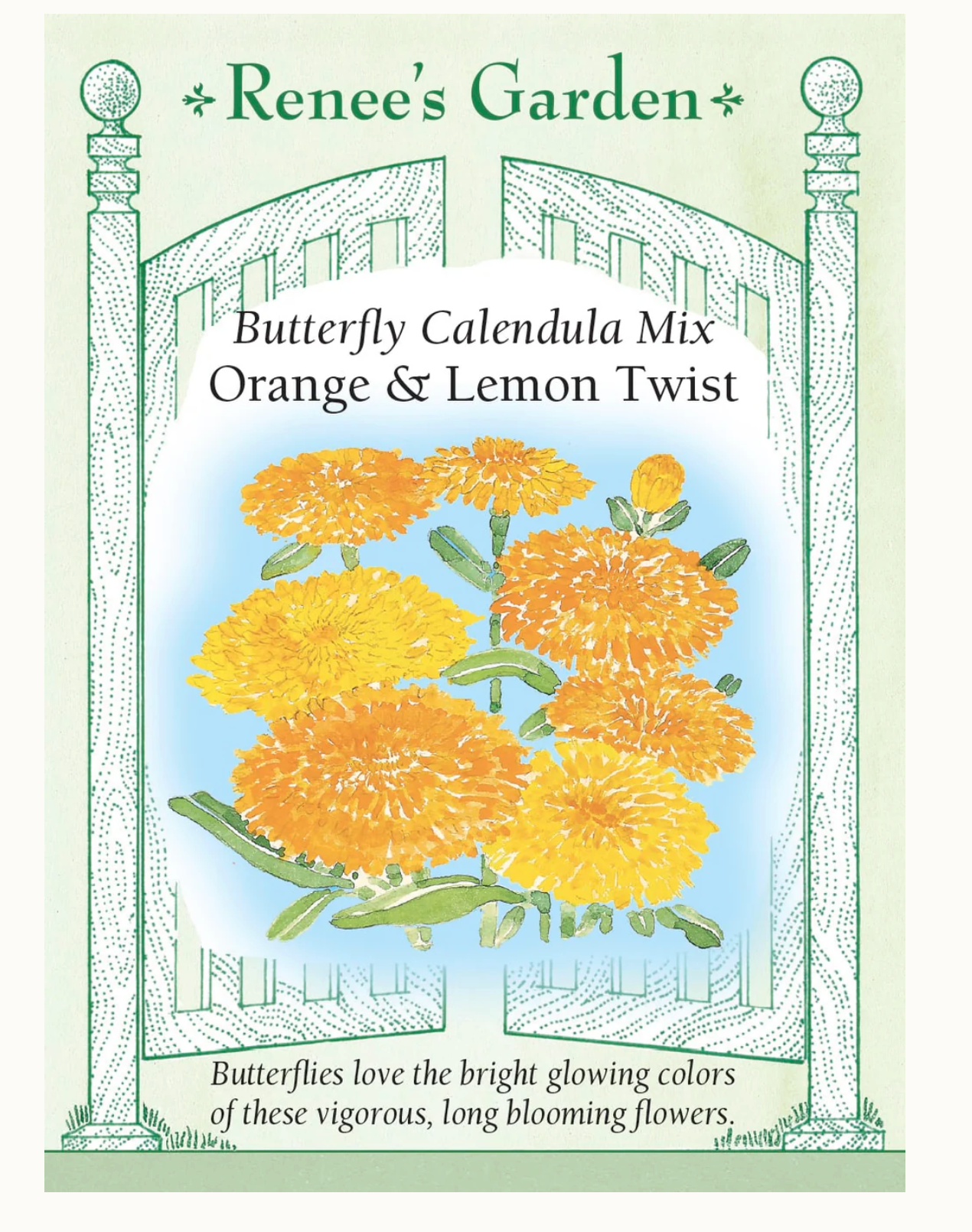 Renee's Garden | Butterfly Calendula Mix Orange & Lemon Twist