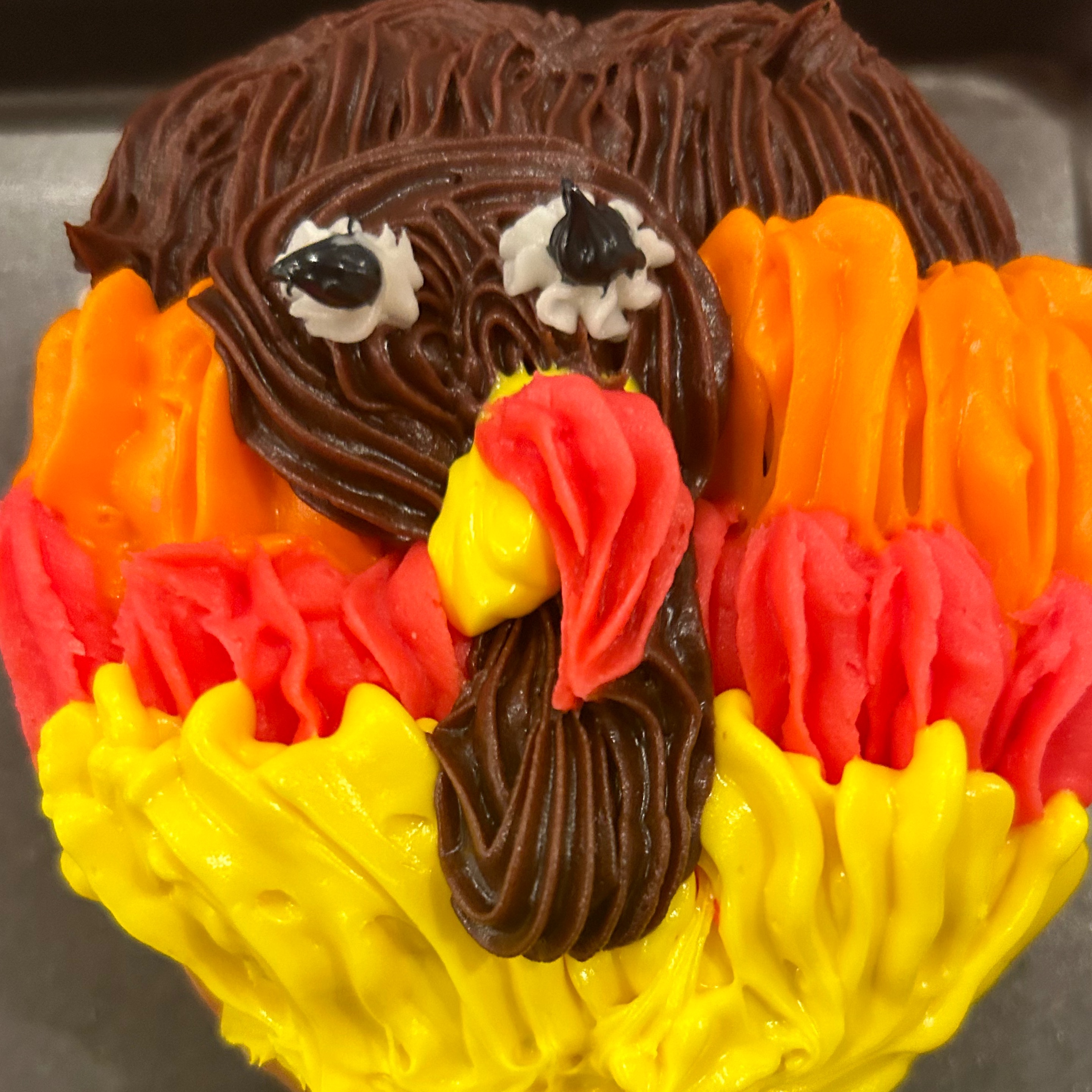 Turkey raised donut