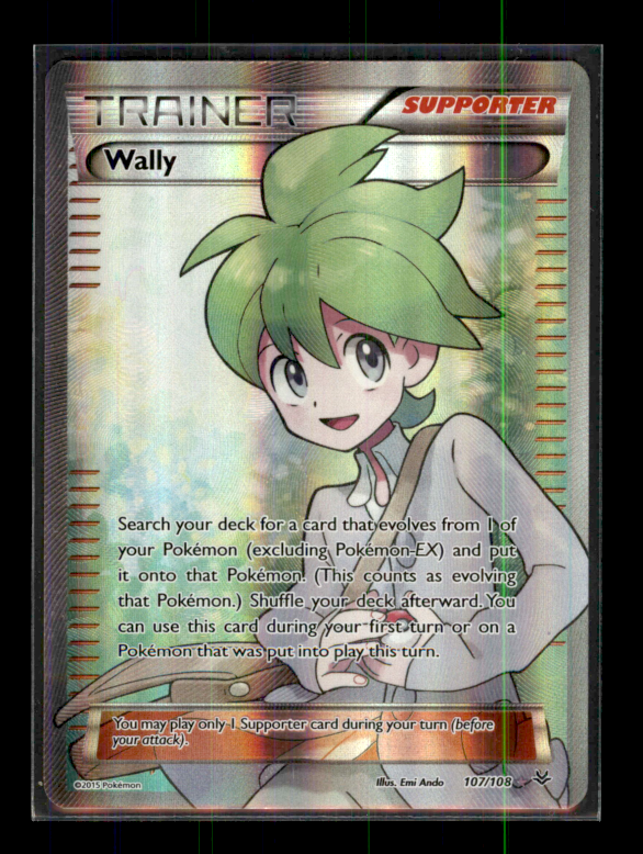 Wally (107 Full Art) Ultra Rare XY - Roaring Skies 107/108 LP
