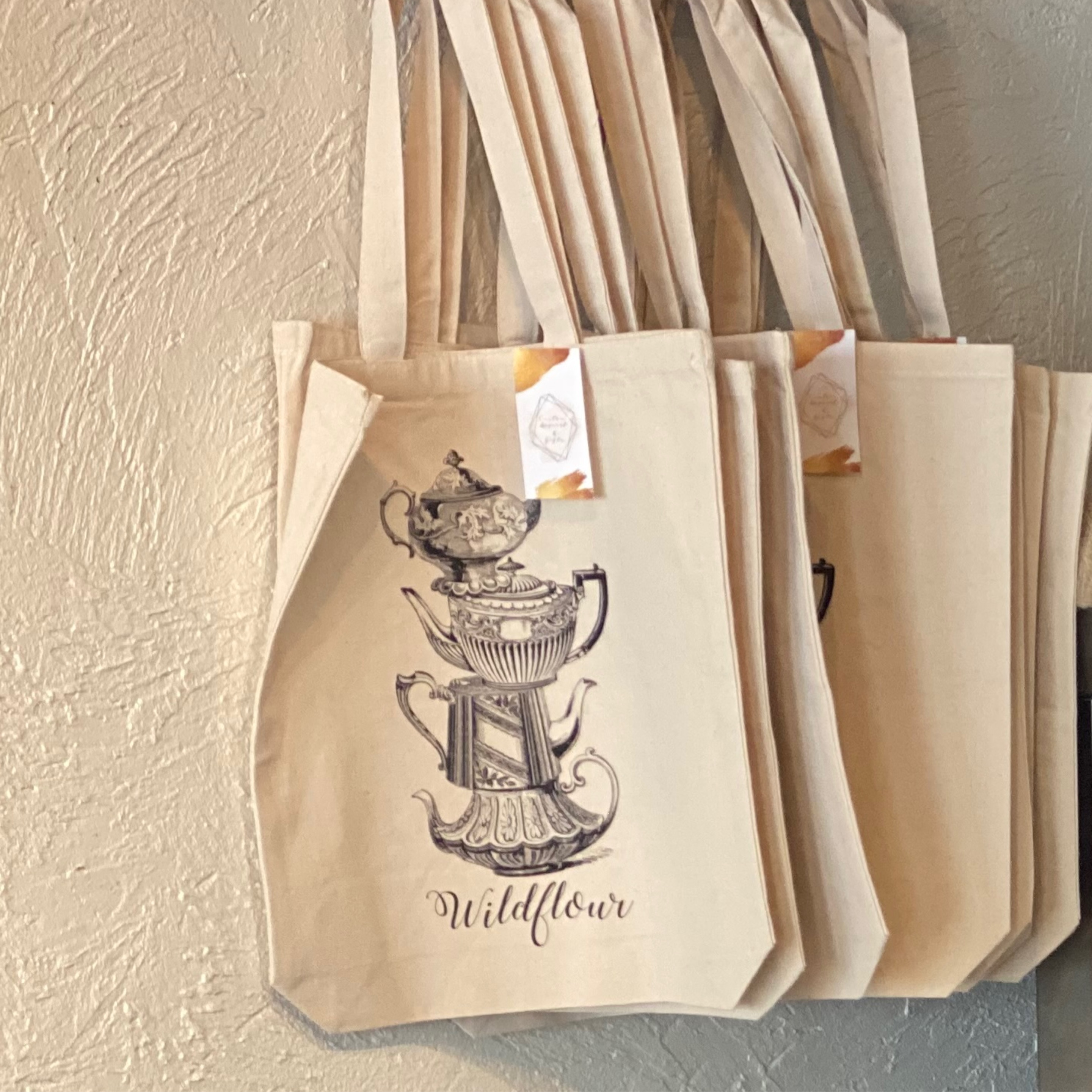 Tea Pot Tote Bags