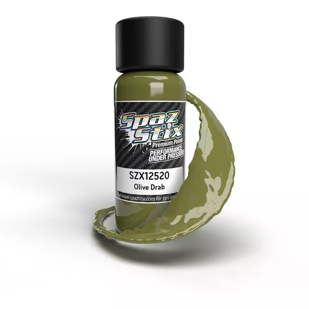 Olive Drab Airbrush Paint 2oz 12520