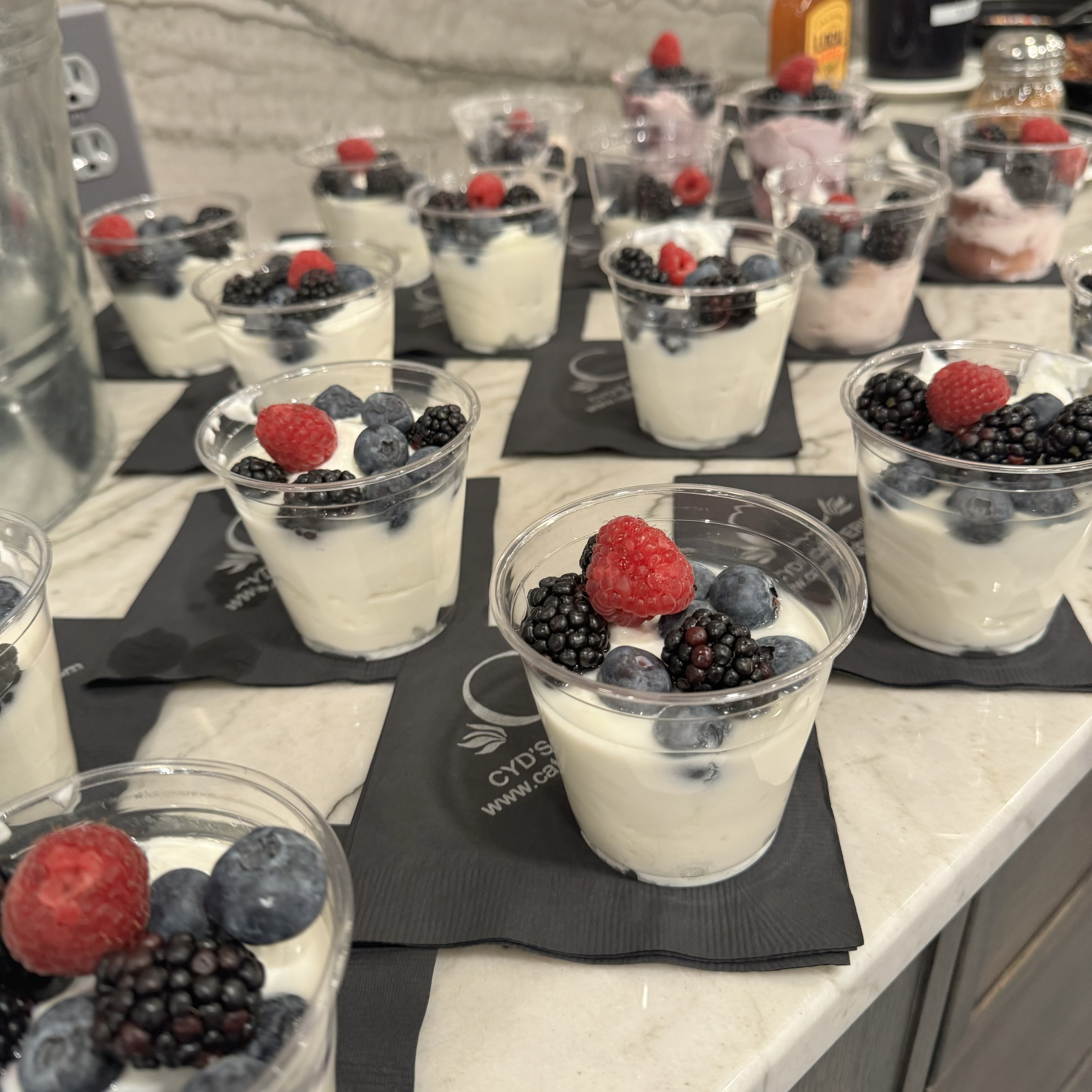 Yogurt Parfait with Fresh Fruit and Granola