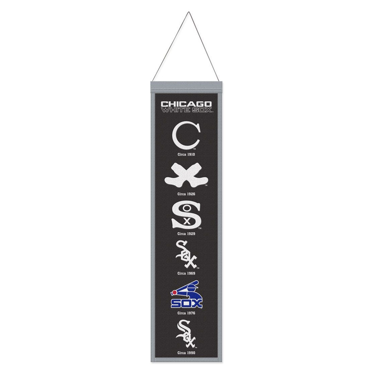 Chicago White Sox Wool Evolution Banner 8x32"