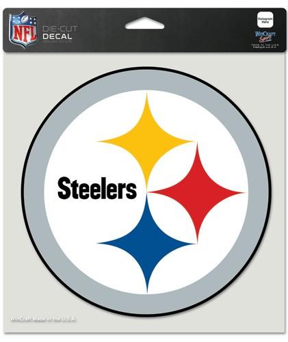 Pittsburgh Steelers Perfect Cut Decal 8x8"