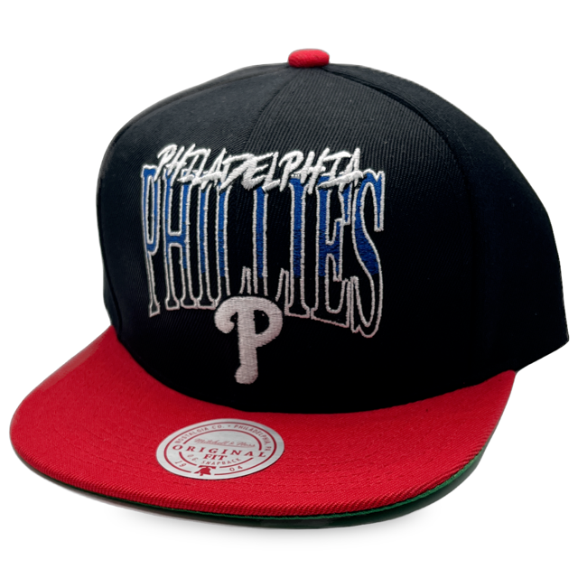 Philadelphia Phillies Retro Rise Up Mitchell and Ness Snapback Hat