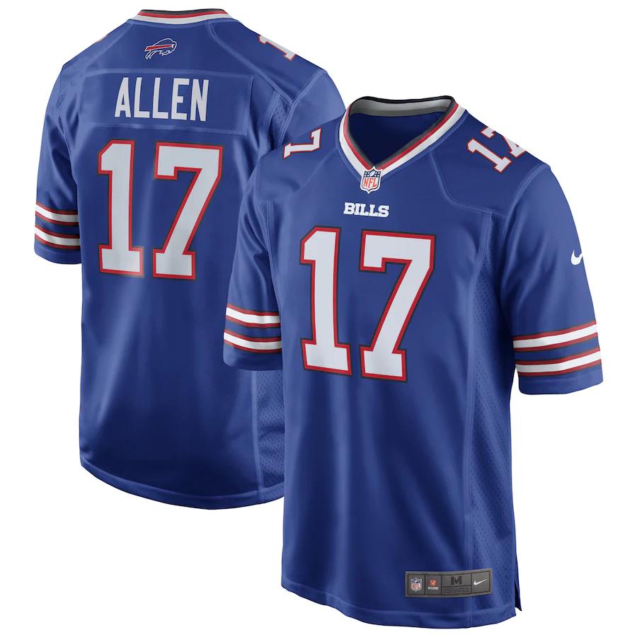 Buffalo Bills Josh Allen #17 Nike Blue Game Jersey