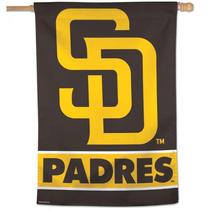 San Diego Padres Wordmark Vertical House Flag 28x40" Banner