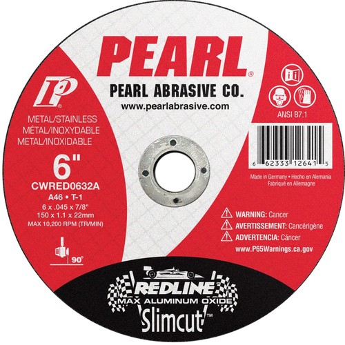 Pearl Redline Cut-Off Wheel, 6"