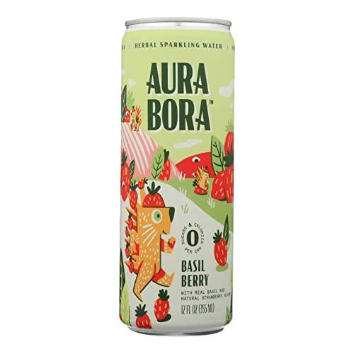Aura Bora Water Sparkling Basil Berry