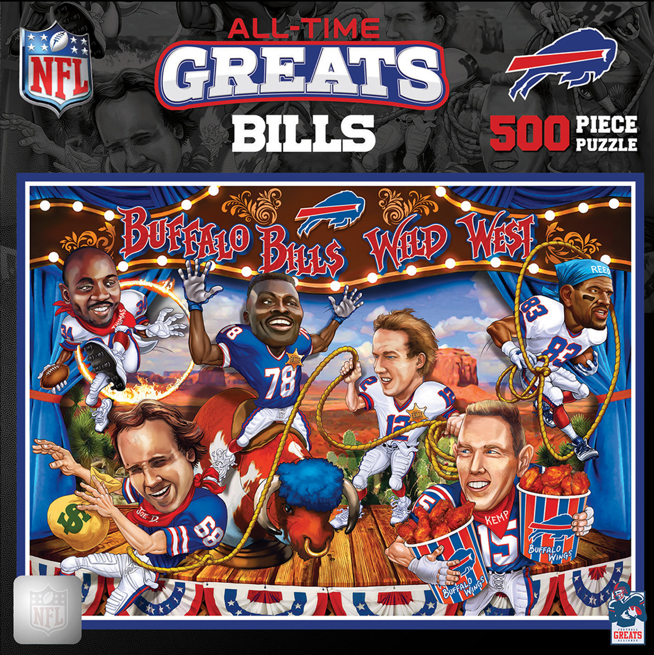 Buffalo Bills All-Time Greats Puzzle 500ct