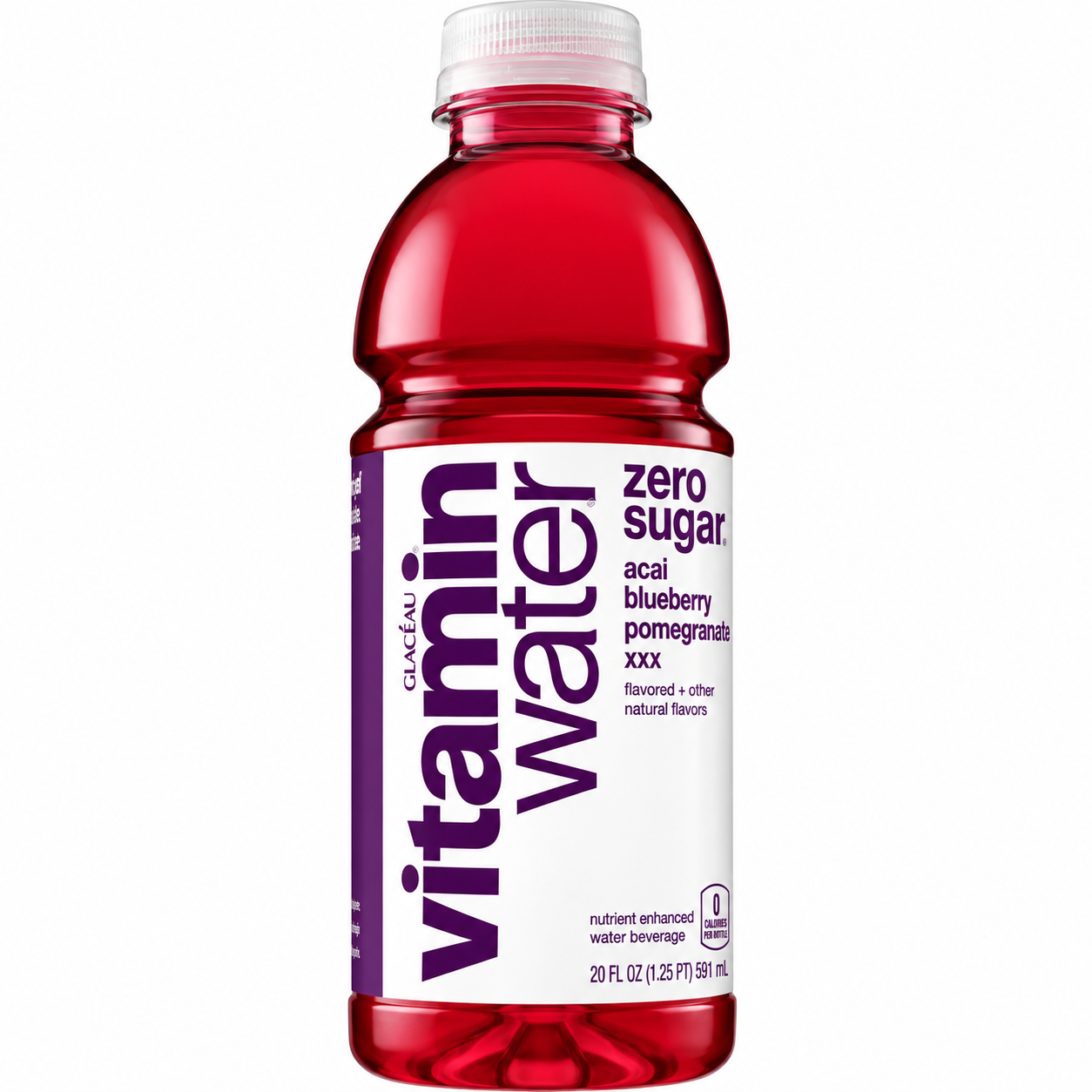 Vitamin Water Zero Sugar Acai Blueberry Pomegranate 20oz