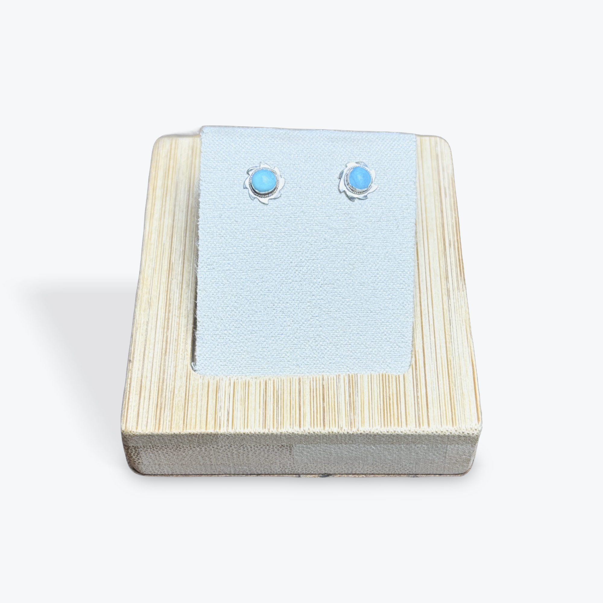 Boucles d’oreilles Turquoise Puce — stock Valence