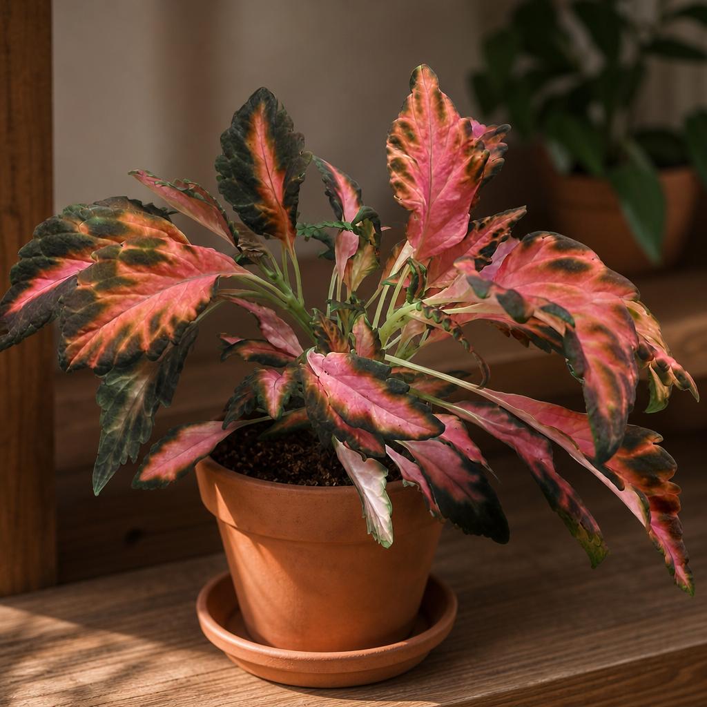 Coral Candy Coleus - 1x Mini Plug Plant - Vibrant Multicolour Foliage