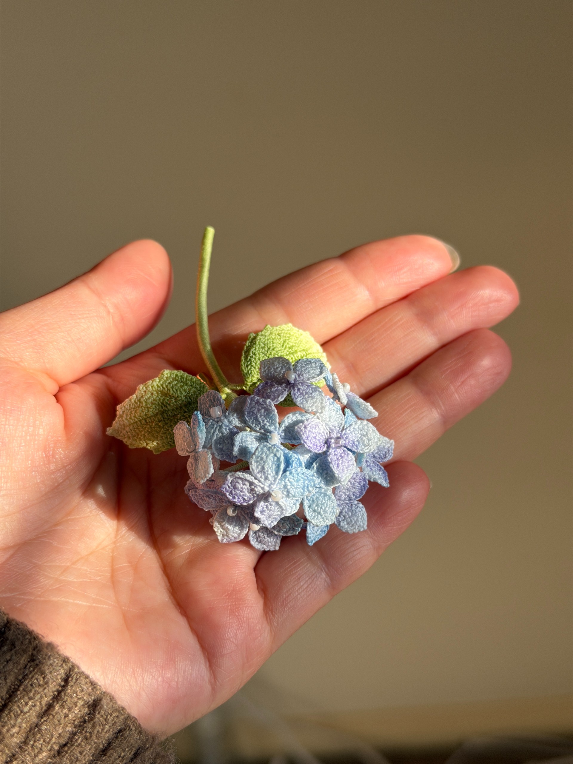 Hydrangea Brooch