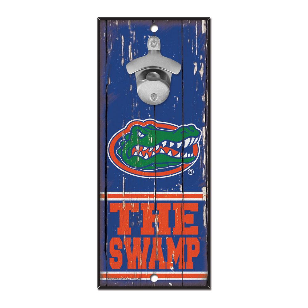 Florida Gators Wood Bottle Opener 5x11"