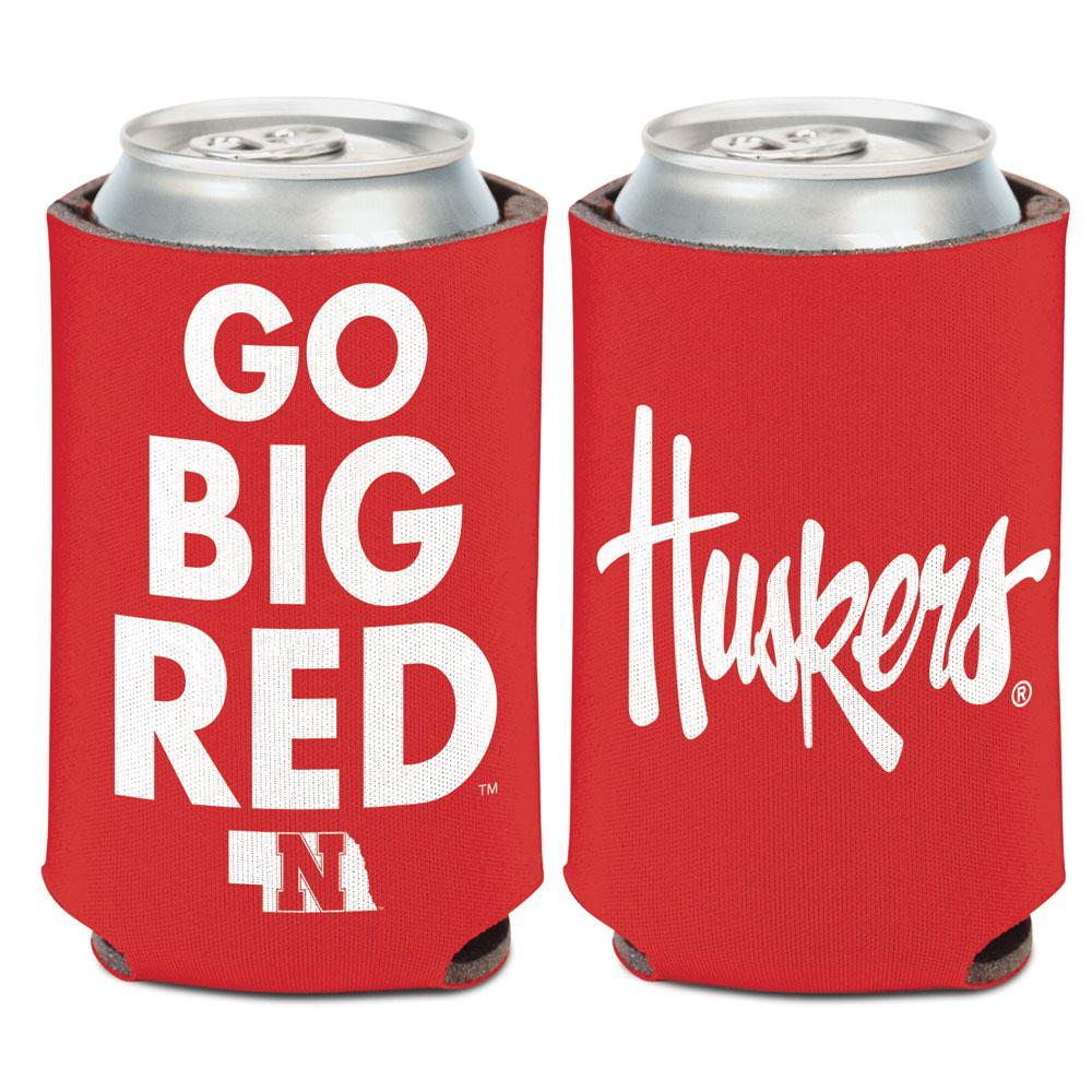 Nebraska Huskers Can Cooler Slogan Design