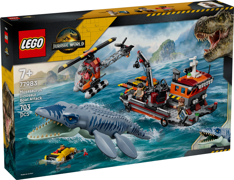 77983 Mosasaurus Dinosaur Boat Attack
