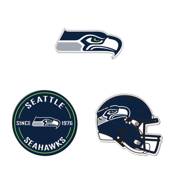 Seattle Seahawks Premium Acrylic Magnets 3pack