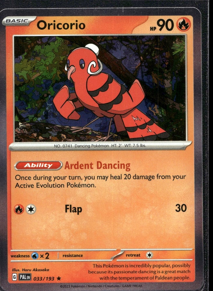 Oricorio - SV02 33/193