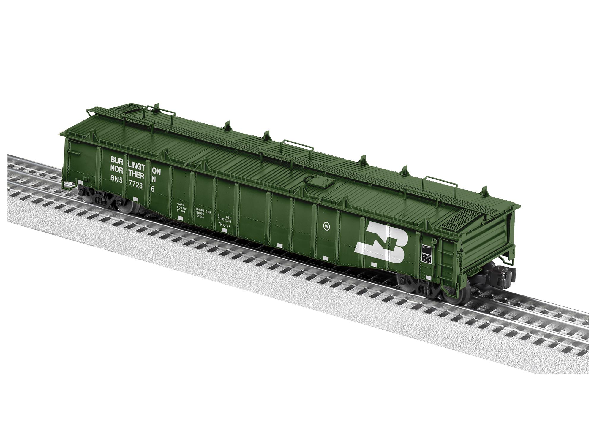 Lionel 2126031 Burlington Northern PS-5 Gondola W/ Covers #577225 O Scale