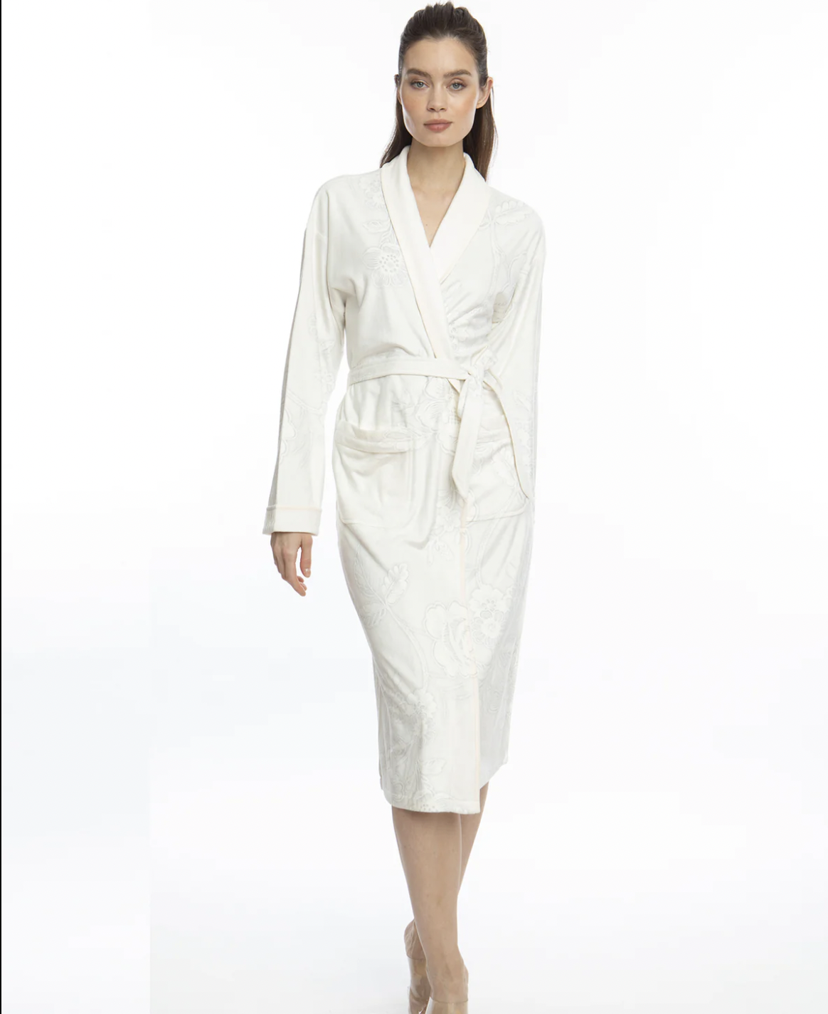 Bliss Angel White Robe - Wrap Up by VP - Long Robe - XL