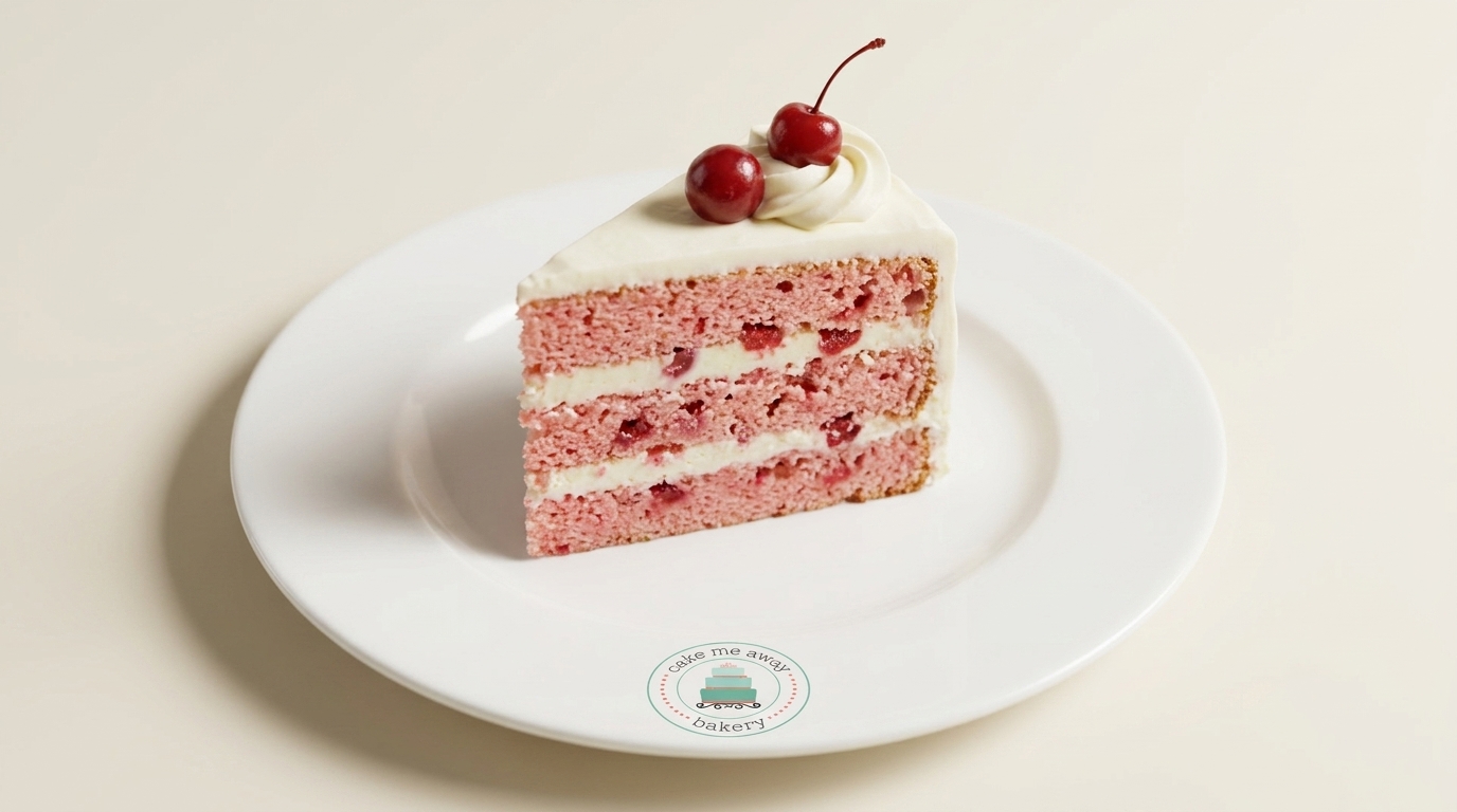 Cherry Lemon Cake Slice