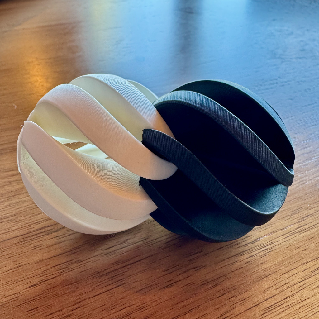 Fidget Sphere assembly