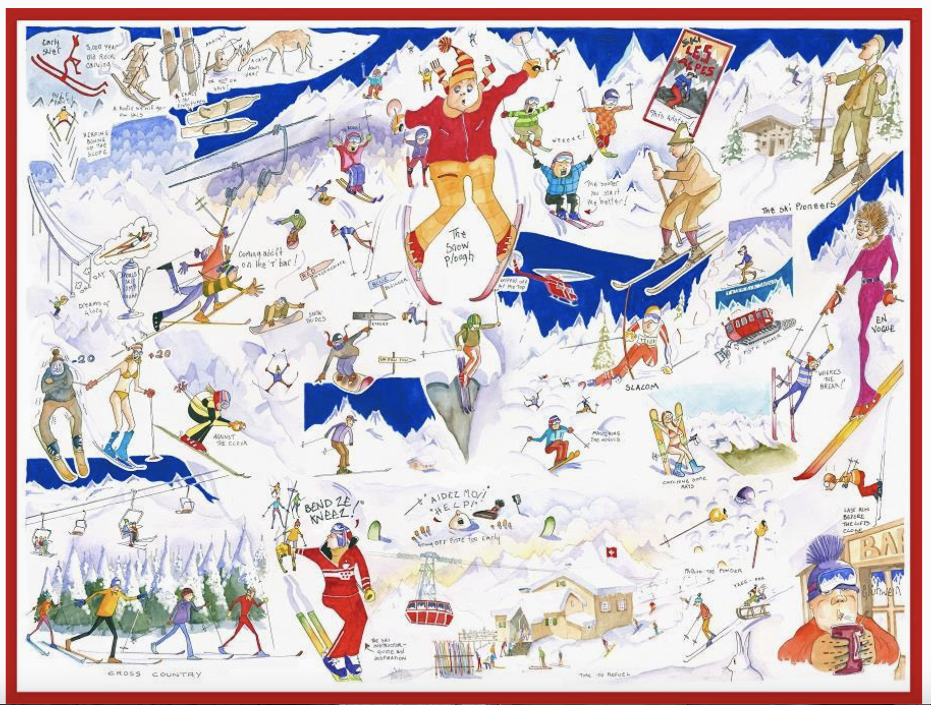 Skiing Tim Bulmer Puzzle