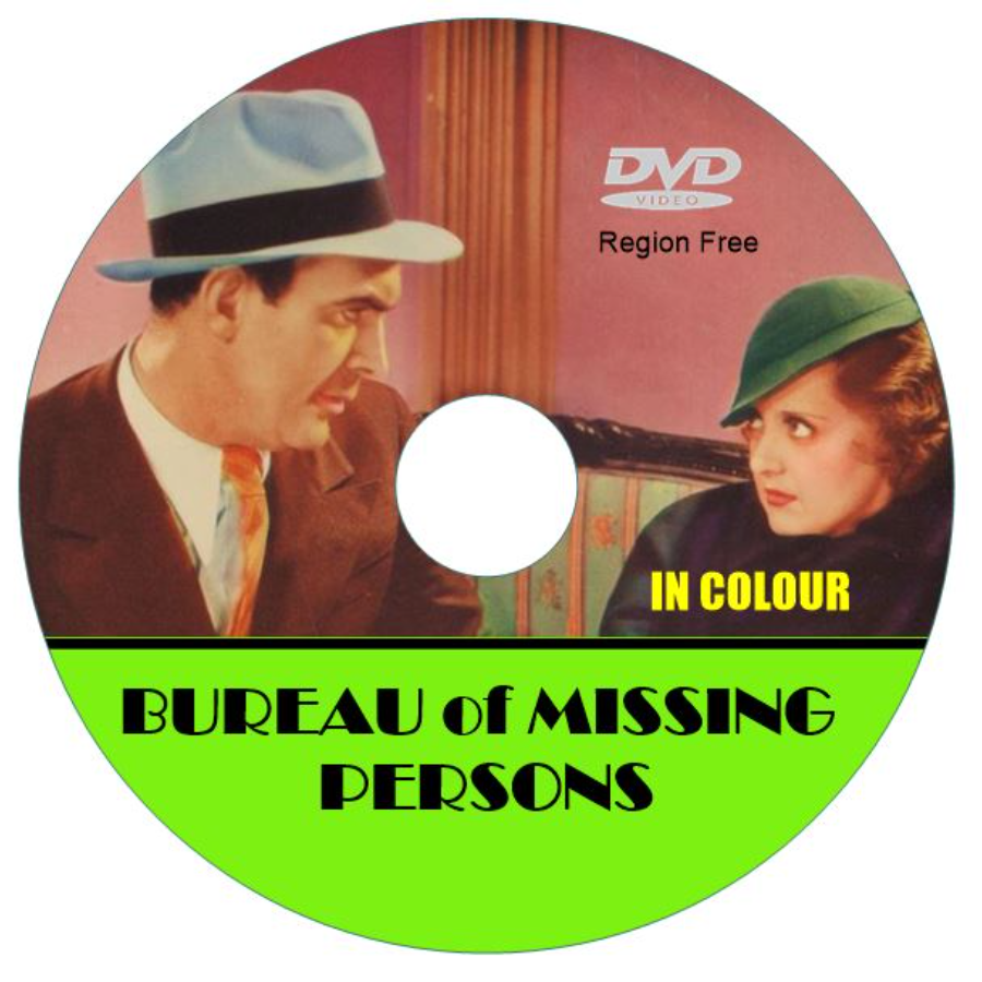 Bureau of Missing Persons (1933) in Color DVD