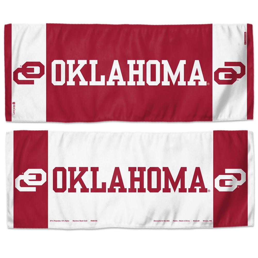 Oklahoma Sooners Cooling Towel 12x30"