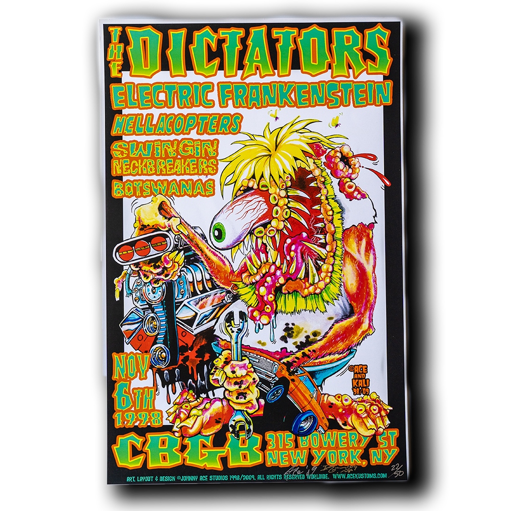 The Dictators: Electric Frankenstein [Poster]