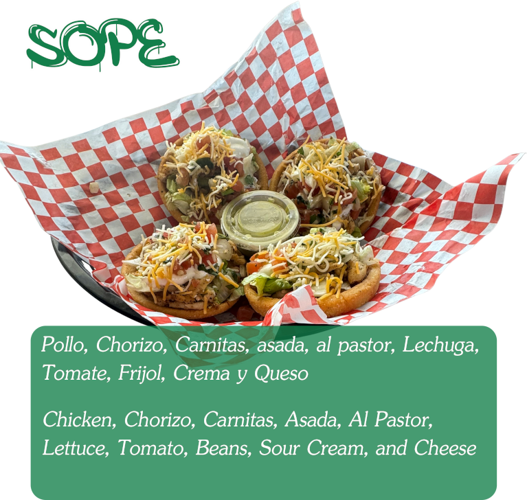 Sopes from Lonchera Sara in Aurora, CO