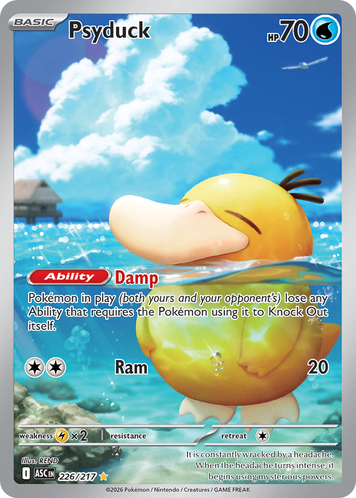 2026 Ascended Heroes Psyduck #226