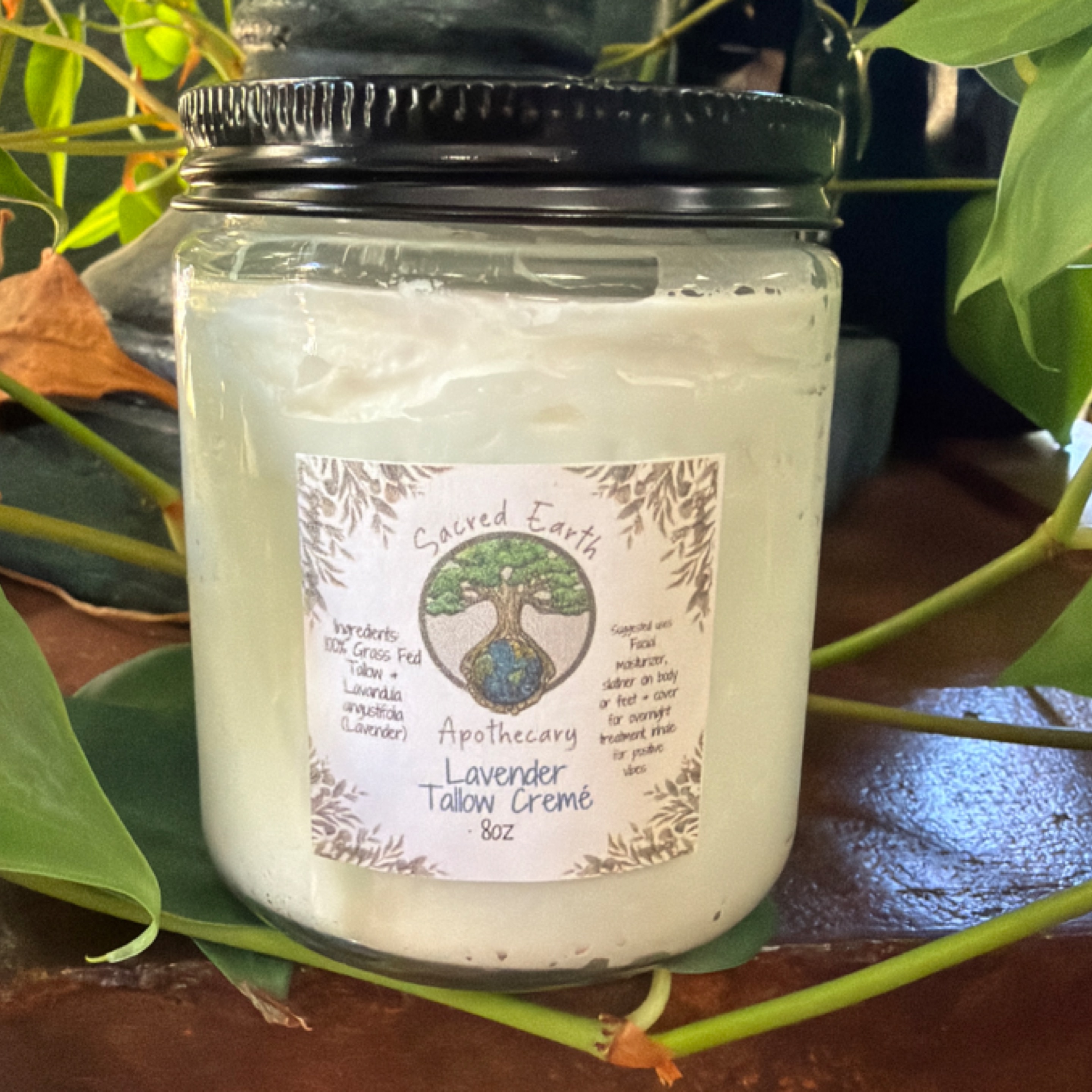 Sacred Earth Apothecary - 8oz Lavender Tallow