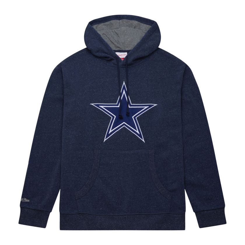 Dallas Cowboys Snow Washed Mitchell and Ness Hooded Sweatshirt