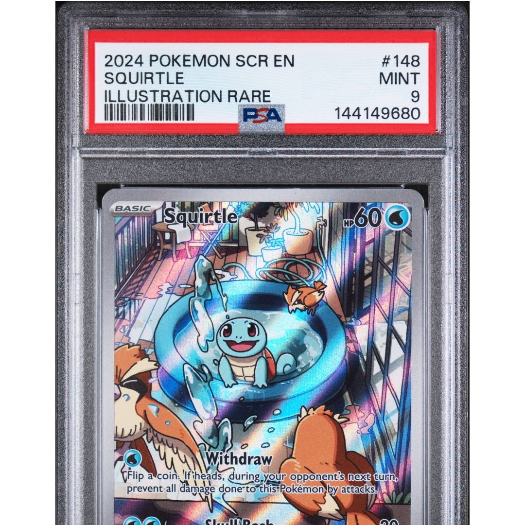 Psa 9 Squirtle IR Graded Card