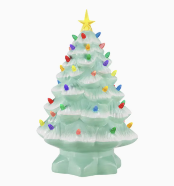 14" Nostalgic Tree - Seafoam Green