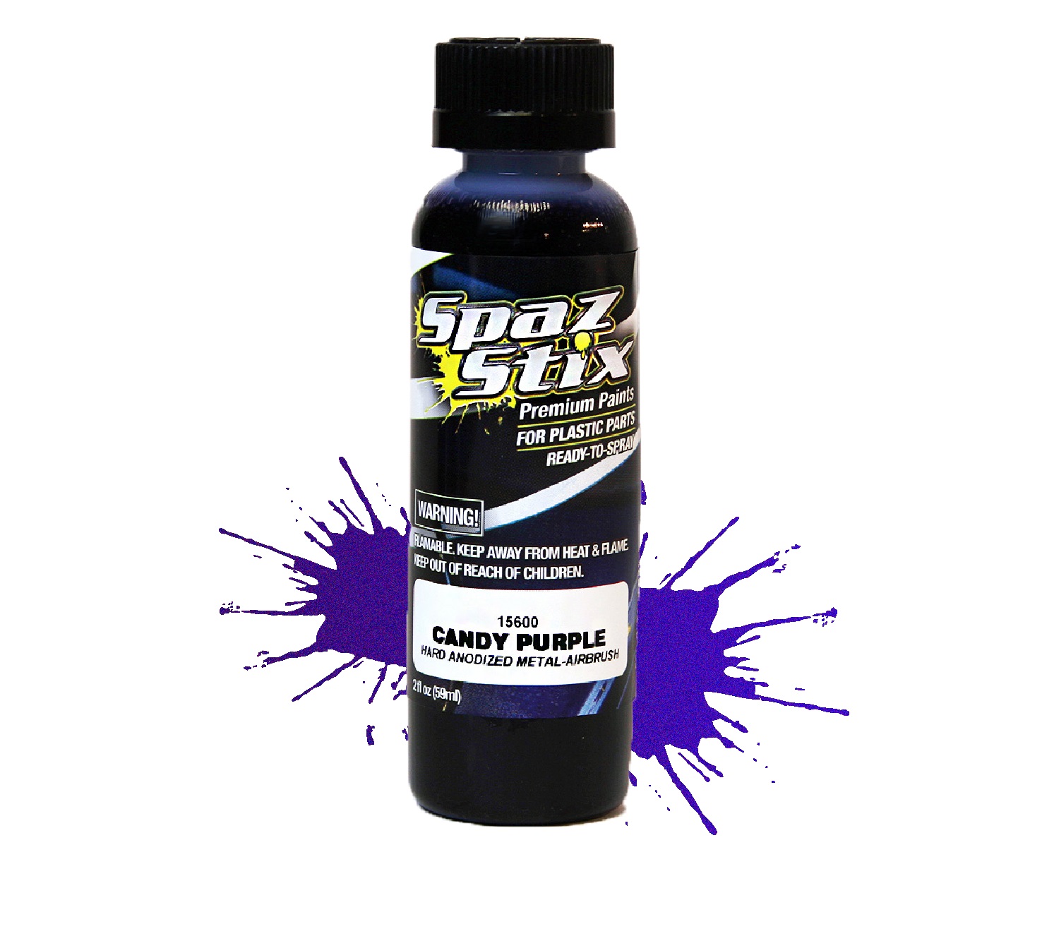 Candy Purple Hard Anodized Metal Airbrush 2oz 15600