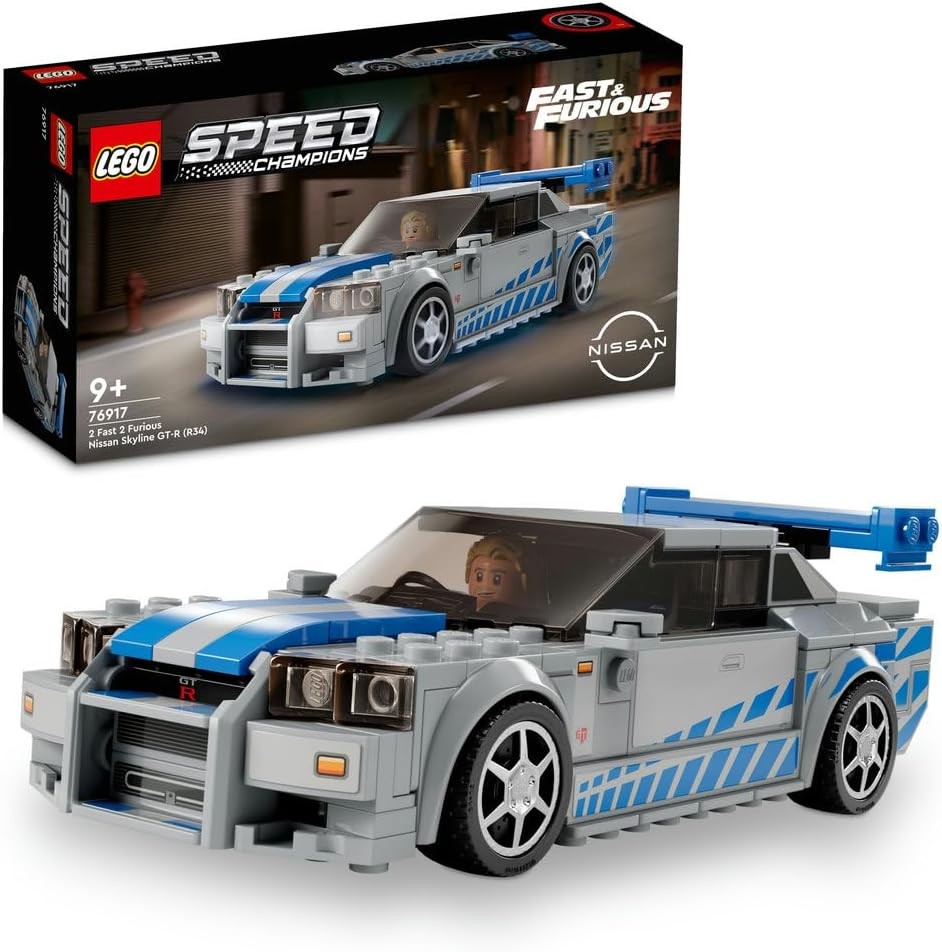 レゴ LEGO スピードチャンピオン ワイルド・スピード 日産スカイラインGT-R R34 おもちゃ レゴブロック 9歳 車 スポーツカー 76917