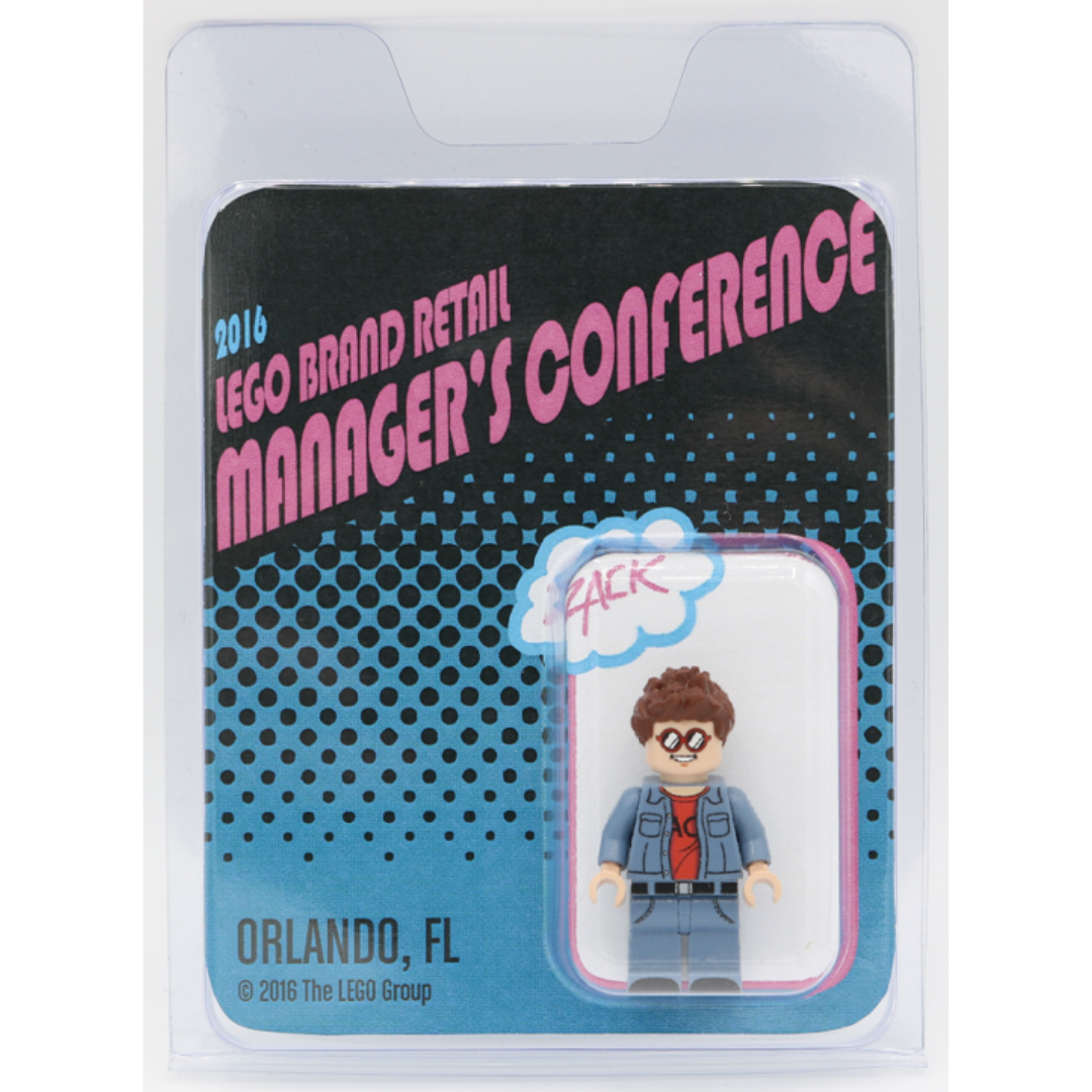 lbrmc2016-1 LEGO Brand Retail Manager's Conference 2016, Zack Blister Pack, Orlando, FL