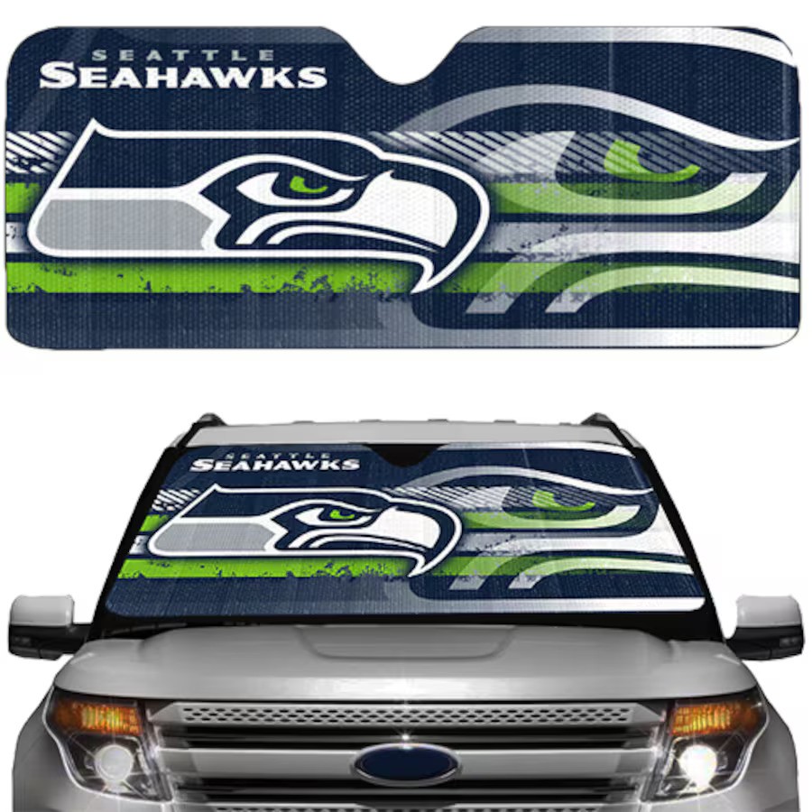 Seattle Seahawks Auto Sun Shade 59x27"