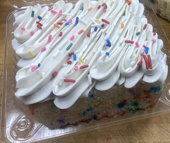 Cake slices