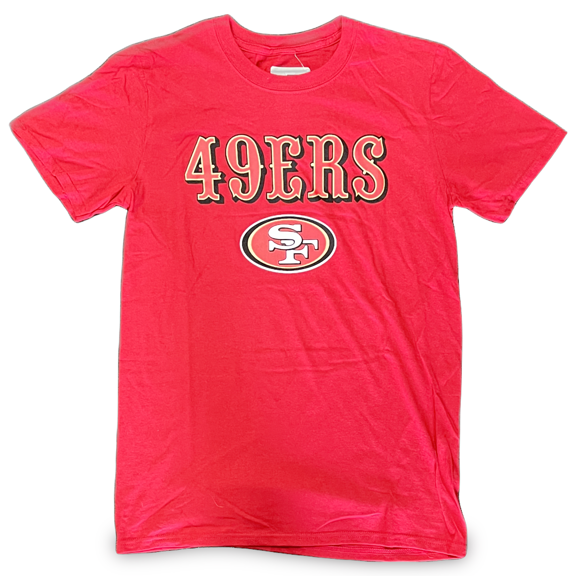 San Francisco 49ers Red Team Lockup Fanatics Shirt