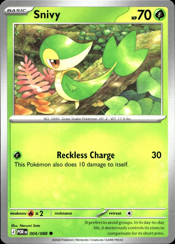 Snivy - ME03 4/88