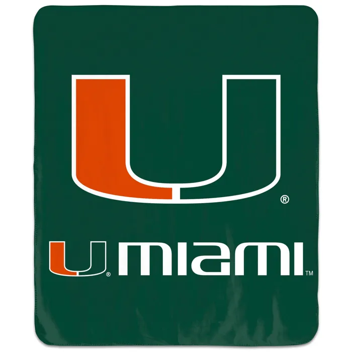 Miami Hurricanes Winning Image Blanket 50x60"