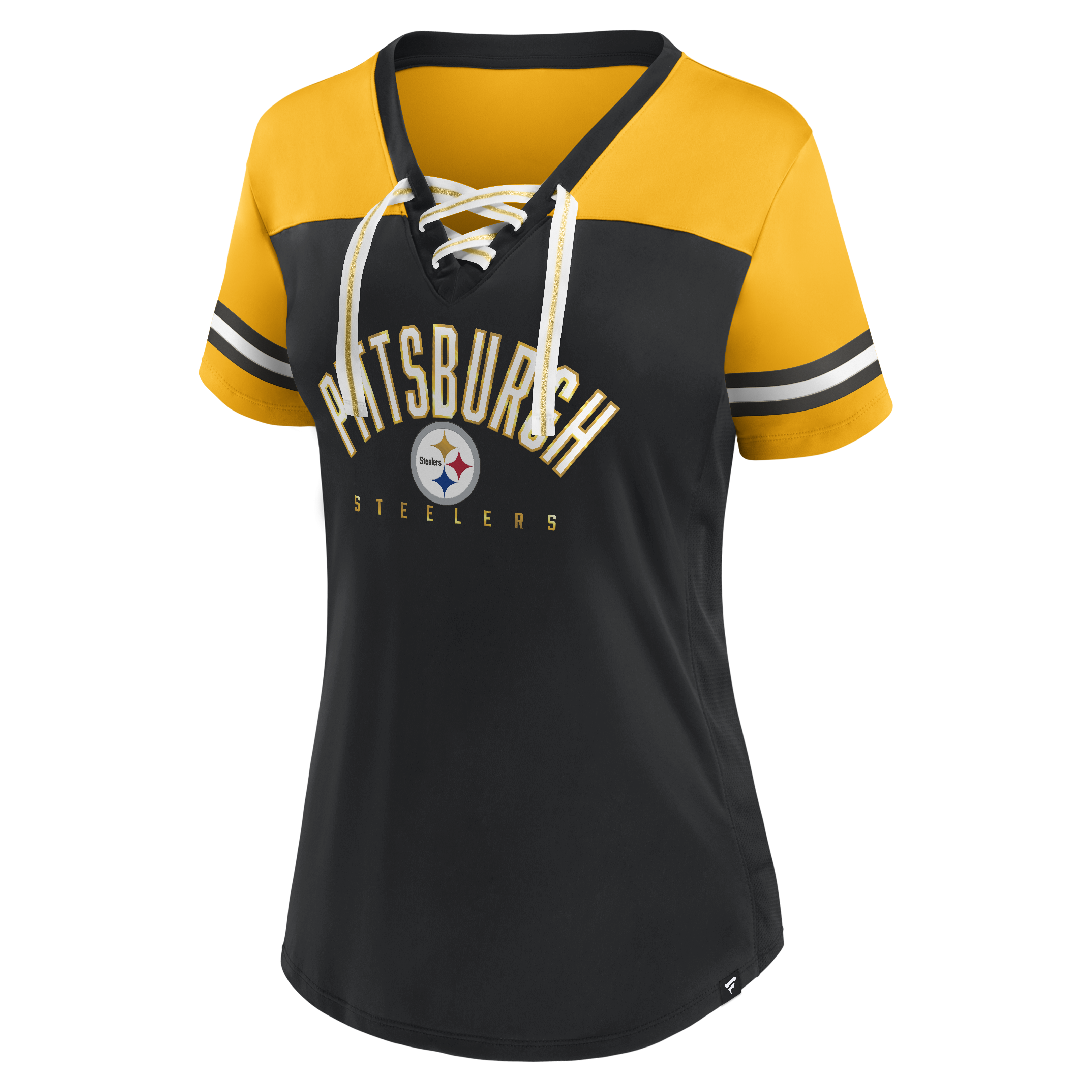 Pittsburgh Steelers Ladies Blitz Lace-Up Jersey